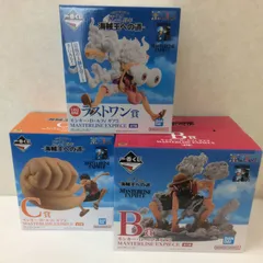 一番くじ ワンピース TVアニメ25周年 ～海賊王への道～ フィギュア B賞 C賞 ラストワン賞 3個セット 中古品 smop086518