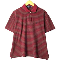古着 ラルフローレン Ralph Lauren POLO by Ralph Lauren 半袖 ボーダー ポロシャツ/eaa566783