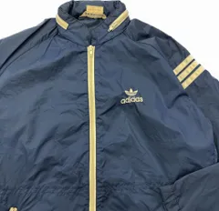 80s ☆ adidas ☆ フード収納 ナイロンジャケット 薄手 ウィンドジャケット S スポーツ ストリート 古着 ヴィンテージ アディダス■AA248