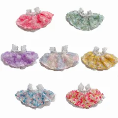 10cmぬいぐるみ用 着せ替え服 ぬい服 コスチューム ちびぬい ちびぐるみ 秘密の花園 レースドレス 可愛いドレス 7色