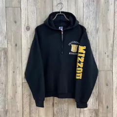 OLD RUSSELL 90s ラッセル ハーフジップ スウェット パーカー M