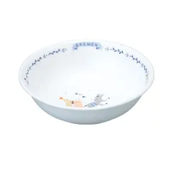 【在庫処分】NARUMI(ナルミ) ブレーメン[日本製こども用食器] おやつ皿 強化耐熱磁器 7980-1014