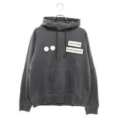 UNIFORM EXPERIMENT (ユニフォームエクスペリメント) 19AW ワッペン付き プルオーバーパーカー グレー UE-192059のサムネイル
