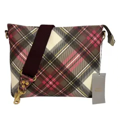 Vivienne Westwood ヴィヴィアンウエストウッド ショルダーバッグ マルチカラー クロスボディバッグ 肩掛け 斜め掛け チェック柄 レザー