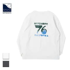 【新品】 OFFSHORE オフショア OFFSHORE 1976 L/S TEE メンズ/レディース ホワイト/ブラック S-XL OS24-2CS-001のサムネイル