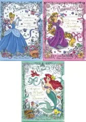 【中古】クリアファイル シンデレラ＆ラプンツェル＆アリエル A4クリアホルダーセット(3枚セット) 「ディズニー」 東京ディズニーリゾート限定