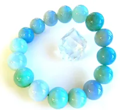 晶玉堂天然糸魚川翡翠30Aブレスレット13.5ｍｍ