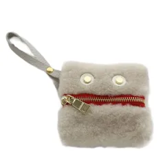 【新品・未使用】RIPANI リパーニ チャーム ムートン 黒 リッピー ポーチ 未使用✨RIPANI リパーニ ムートンチャームポーチ - メルカリ