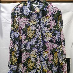 &ellecy アンドエルシー 紫丁香花 ライラック シャツ M 花柄 - メルカリ