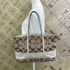 コーチ トート ショルダーバッグ シグネチャー A4 ビジネス FT128