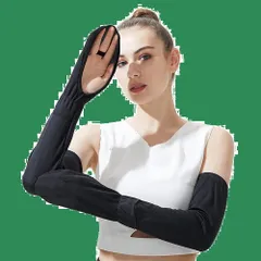 【特価商品】メッシュ通気 ゆったり 吸汗速乾 手の甲カバー ひんやり 指かけ 【最新超大カバー範囲・接触冷感-5℃・UPF50+】 紫外線対策 夏 日焼け止め UVカット レディース エイムカバー アームカバー 腕カバー アウトドア [PALAME] 左右セッ