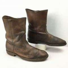 USA製Justinジャスティンペコスウエスタンブーツ9D ブラウンPECOS