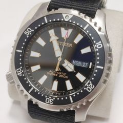 美品★CITIZEN プロマスター 限定版 フーグ NY0090-86E 8203-R011979 ダイバーズ 自動巻き 稼働 200m ブラックベゼル