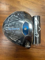キャロウェイ パラダイム AiSMOKE MAX 3W フェアウェイウッド　ヘッドのみ