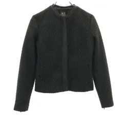 アルマーニエクスチェンジ ウールブレンド ブルゾン S ブラック ARMANI EXCHANGE ジャケット レディースのサムネイル