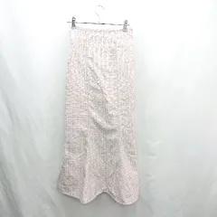 ◇ Θ GRL グレイル ツイード ロング マーメイド スカート サイズS ピンク系 レディース E  【1501230014861】