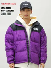ザ ノースフェイス ダウンジャケット ヌプシジャケット 1996 レトロ ヌプシジャケット ダウン メンズ THE NORTH FACE ジャケット ブルゾン パープル
