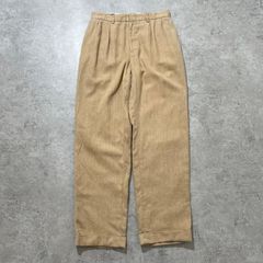 90s.ポロバイラルフローレン チノスラックス コットンリネン ベージュ W33L32【BT018】