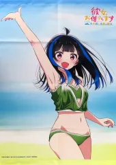 【中古】タペストリー 八重森みに オリジナルB2タペストリー 「PS4/Switchソフト 彼女、お借りします -水平線と水着の彼女- 限定版」 ソフマップ購入特典