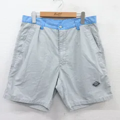 W33/古着 ショート パンツ ショーツ メンズ ツートンカラー グレー他 25may08 中古 ボトムス 短パン ショーパン ハーフ