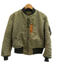 バズリクソンズ BUZZ RICKSON'S LION UNIFORM NC 実名復刻 MA-1 フライトジャケット M13785 XS ジャケット カーキ SSサイズ 101MT-4218