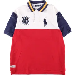 古着 ラルフローレン Ralph Lauren POLO RALPH LAUREN ビッグポニー 半袖 ラガーシャツ メンズXXL/eaa322083