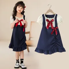 韓国子供服 キッズ 女の子 ワンピース 半袖ワンピース 普段着 洋服 キッズ ドレス 子供服 ワンピース ガールズ フォーマルワンピース普通着 七五三 卒園式 入学式 発表会 結婚式 ジュニア服 senbao103