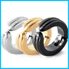 【人気商品】イヤーカフ フープイヤリング イヤリング ノンホールピアス メンズ 穴なし フェイクピアス 片耳 INTERNATIONAL] 3個セット [SEIYA