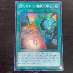 110. 遊戯王 妨げられた壊獣の眠り　スーパーレア