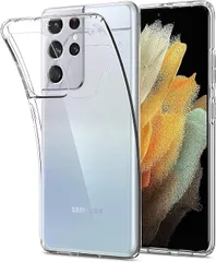 【在庫処分】Sumsung Galaxy S21 Ultra ケース [Gos Elec] Galaxy S21 Ultra SC-52B カバー TPU クリア シリコンカバー 全面保護 耐衝撃 保護カバー