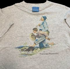 90s Norman Rockwell 1991 アート Art Tシャツ - メルカリ