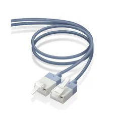 エレコム LANケーブル スリム6A ブルー 5m LD-GPASST/BU50