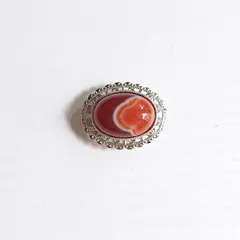 ≪帯留め≫　カーネリアンサードニクス