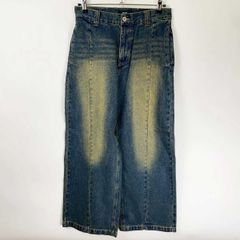 【未使用】BEAMS HEART ビームスハート ブラスト シーム バギーデニムパンツ S インディゴ 42-21-0098-147 メンズのサムネイル