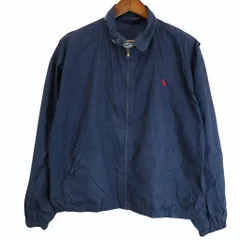 レア【古着】ポロバイラルフローレン スウィングトップ ネイビー メンズ2XL 90年代 Polo by Ralph Lauren ポロバイラルフローレン スイング