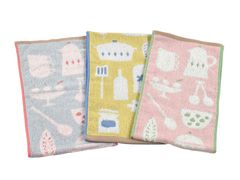 【迅速発送】3色組 20×80㎝ スリムなおてふきタオル(キッチン) コスギゼン(Kosugizen)