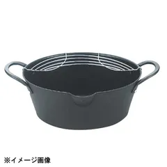 【新品】タマハシ DIR-24T 彩芭(いろは)楕円天ぷら鍋24cm 002149のサムネイル