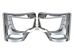 三菱 ふそう 17 スーパーグレート H29.5~ ローキャブ用 メッキ バンパー コーナー カバー 左右