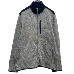 NAUTICA ジップアップ ニットジャケット L グレー ミックスニット ノーティカ 古着卸 アメリカ仕入 a702-7011のサムネイル