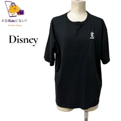 ディズニー ミッキーマウス 黒Tシャツ L 半袖 オーバーサイズ ビッグプリント 古着 ストリート バウンスインマイステップ