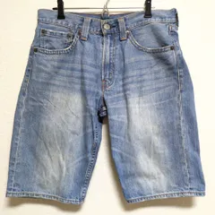 大人気 (^w^)b Levi's リーバイス ショートパンツ ハーフパンツ ハーパン 短パン ショーツ デニム パンツ ライトブルー SP503-0037 綿100% 503 ORIGINAL RIVETED LEVISTRAUSS&CO メンズ サイズ32