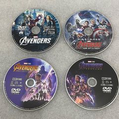 【NPA】MARVEL AVENGERS マーベル アベンジャーズ DVD 4作品 ディスクのみ