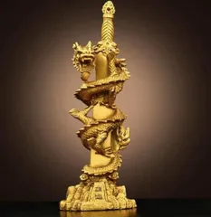 玉石彫刻　龍神　具利伽羅大龍　不動明王　約2kg　唐木台付　V　R7519 Amazon｜倶利伽羅龍剣手彫刻精緻彩色上絵不動明王123cm｜仏像