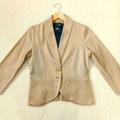【2点セット】SHIPS/シップス レディース 　ジャケット(春夏用)　アイボリー/ベージュ 　Mサイズ　：　WEEKEND Max Mara/ウィークエンドマックスマーラ　レディース　ノースリーブTシャツ　黒　Mサイズ