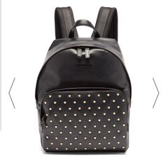 VERSACE メドゥーサスタッズ レザーバックパック