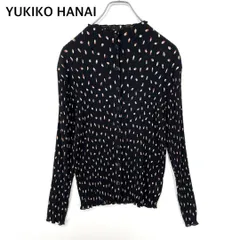 ユキコハナイ HANAI YUKIKO 総柄プリーツブラウス 人気 8サイズ 