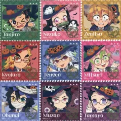 【中古】シール・ステッカー 集合 切手風ステッカーセットA 「鬼滅の刃×ufotable Cafe/マチ★アソビCAFE×ufotable DINING ハロウィンイベント2024」