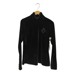 ポロラルフローレン POLO RALPH LAUREN 6P7 ベロアハーフジップカットソー レディース  M