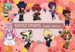 【中古】文房具その他 01.集合デザイン(グラフアートイラスト) キャラクリアケース 「バトルスピリッツ サーガブレイヴ」