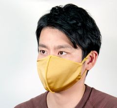 ハンドメイド！　スポーツ＆レジャーマスク　日本製　ゴールド